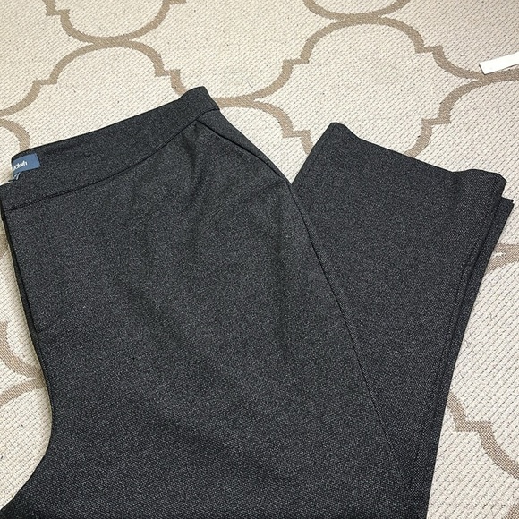 Modcloth high waisted cropped wide leg black gray pants size 22 - Picture 1 of 16